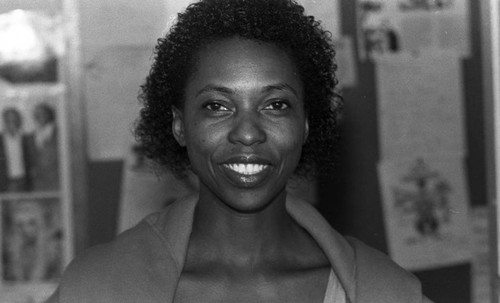 Lula Washington posing for a portrait, Los Angeles, 1986