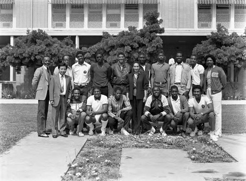 Crenshaw High School athletes, Los Angeles, 1983