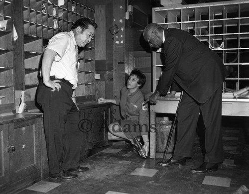 Post Office interior, Los Angeles, 1971