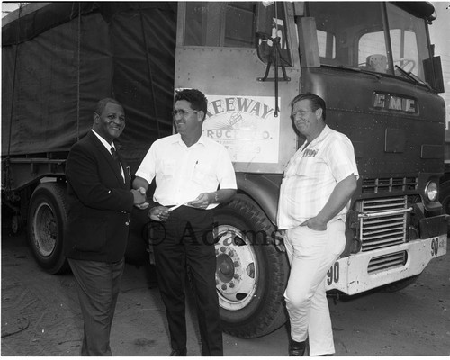 Truck drivers, Los Angeles, 1967