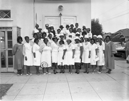 Church women, Los Angeles, 1964