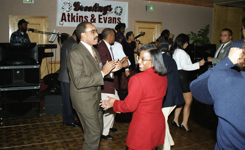 Atkins & Evans guests dancing, Los Angeles, 1994