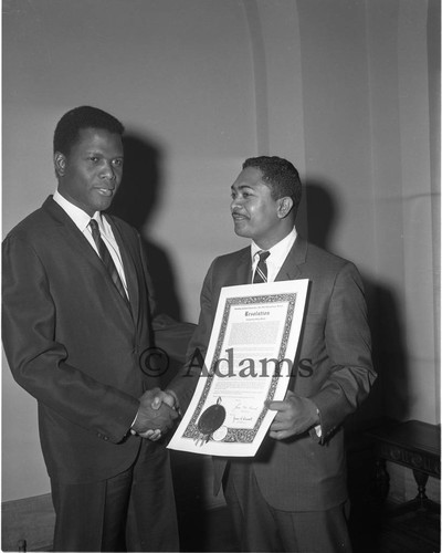 Sidney Poitier, Los Angeles, 1962