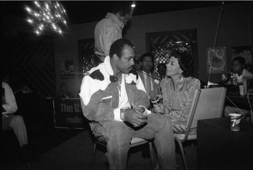 KJLH Interviews at Radio-Thon, Los Angeles, 1984