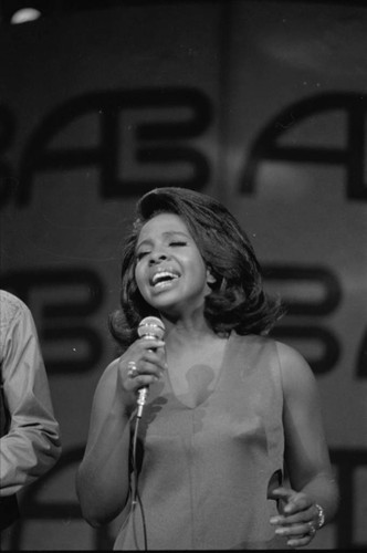 Gladys Knight and the Pips performing on American Bandstand, Los Angeles, 1970