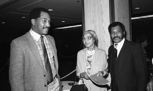 Award ceremony, Los Angeles, 1983