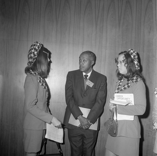 Career Day at Compton College, Los Angeles, 1971