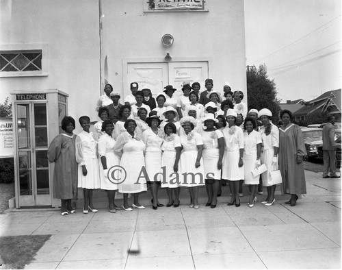 Church group, Los Angeles, 1964