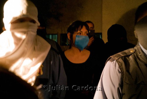 Police protest, Juárez, 2008