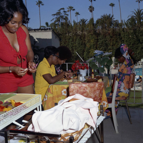 Berry Gordy's house party guests, Los Angeles