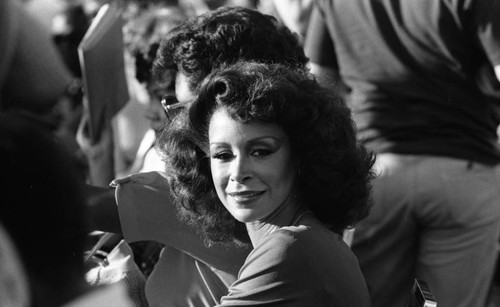 Actress at a Boxing match, Las Vegas, 1983