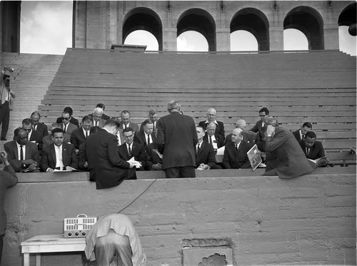 100 Citizens Olympics Committee at the Sports Coliseum, Los Angeles, 1963