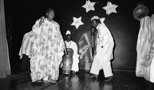 African Dancers performing, Los Angeles, 1982