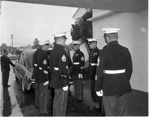 Military Funeral, Los Angeles, 1966