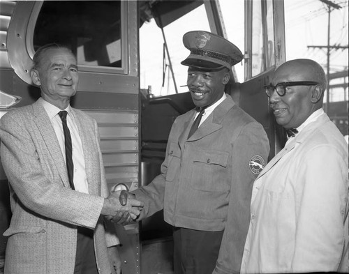 Negro Bus Driver, Los Angeles, 1962