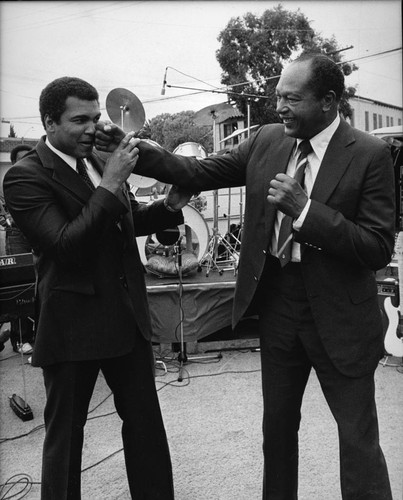 Muhammad Ali and Tom Bradley, Los Angeles, ca. 1977