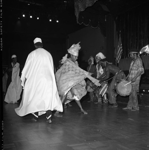 Mori Nimba West African Dance Company performing at the 3rd annual African Affair, 1980