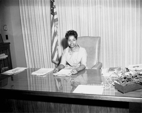 Girls Day at Council office, Los Angeles, 1963