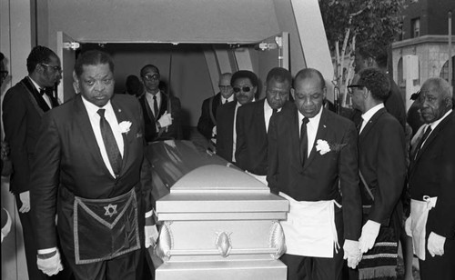 U.S. Bowman Funeral, Los Angeles, 1973