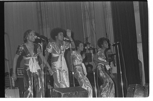 KGFJ soul caravan, Los Angeles, ca. 1973