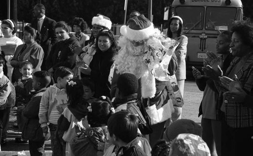 Children participating in a Head Start Toy Lift event, Los Angeles, 1993