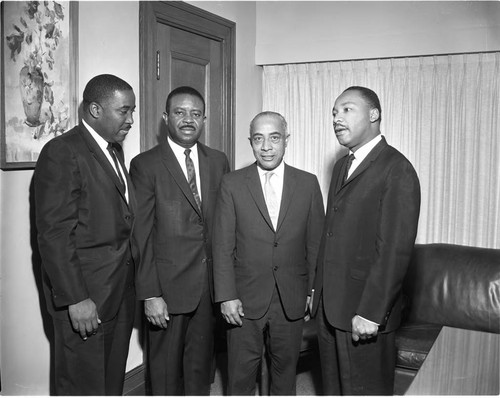 Dr. King at City Hall, Los Angeles, 1963