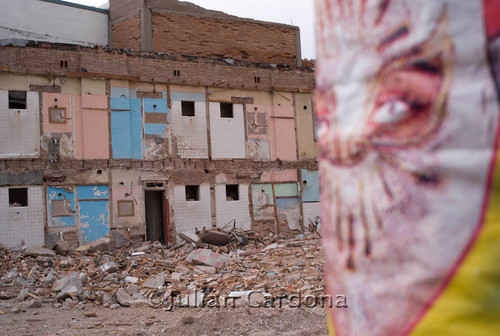 Wall of Demolished Building, Juárez, 2007