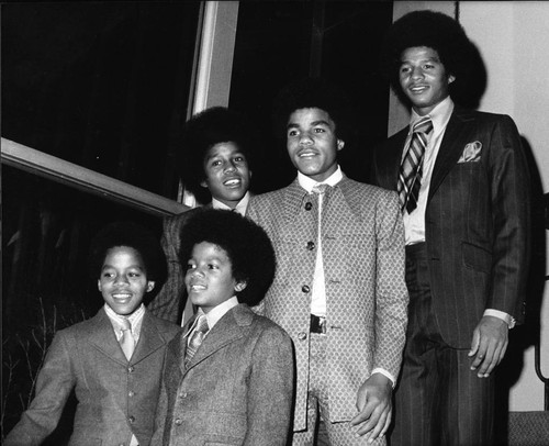 Jackson 5 group portrait, Los Angeles, ca. 1970