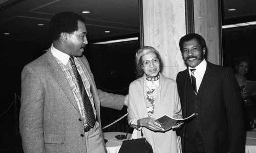 Award ceremony, Los Angeles, 1983