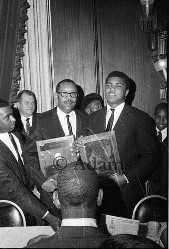 Brad Pye and Muhammad Ali, Los Angeles, ca. 1965