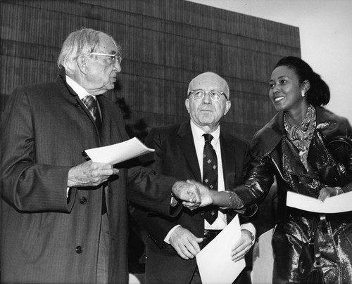 H. Claude Hudson, Augustus Hawkins, and Yvonne Brathwaite Burke, Los Angeles