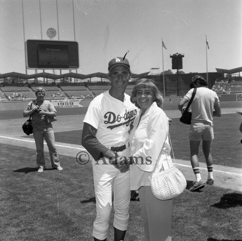 Ethel Bradley and Sandy Koufax, Los Angeles, 1973