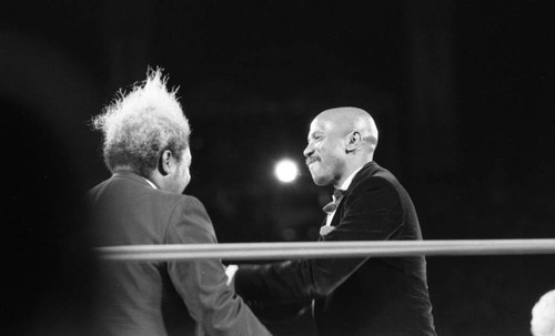 Don King at Boxing Match, Las Vegas, 1983