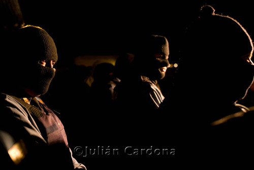 Police protest, Juárez, 2008