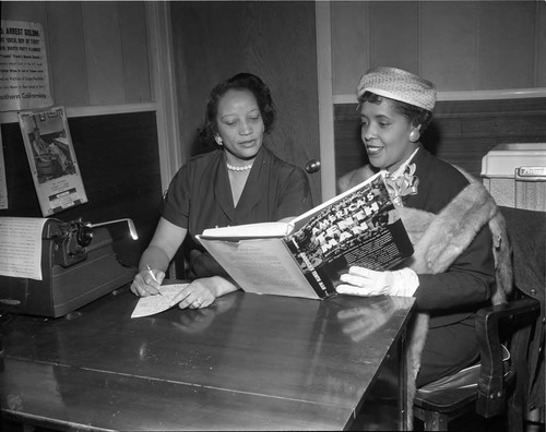 Author at Sentinel office, Los Angeles