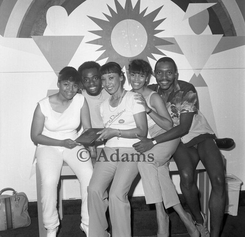 Five people, Los Angeles, 1983