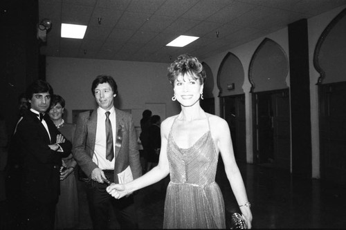 Michelle Lee arriving at the 26th Annual Grammy Awards, Los Angeles, 1984