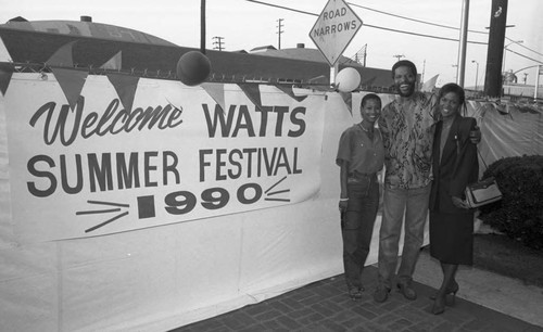 Watts summer festival, Watts, Los Angeles, 1990
