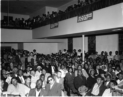 Church Congregation, Los Angeles, 1964