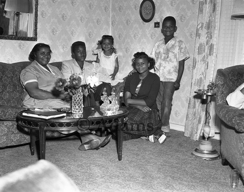 Adams Family Kids, Los Angeles, 1955