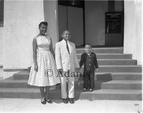 Minister's children, Los Angeles, 1958