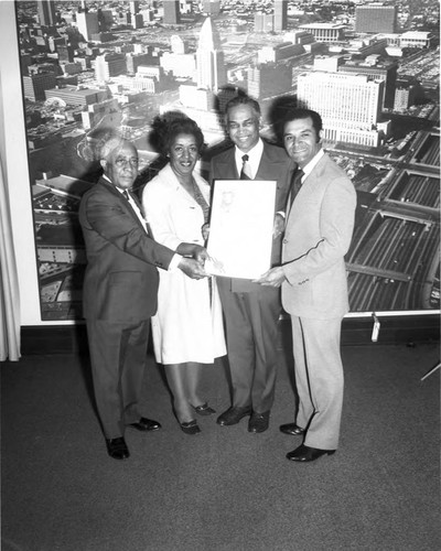 Charles "Chuck" Williams and Gilbert Lindsay, Los Angeles, 1973