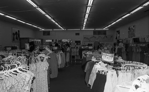 Angie's dress shop interior, Los Angeles, 1983