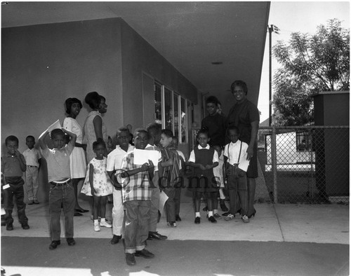 School children, Los Angeles, 1967