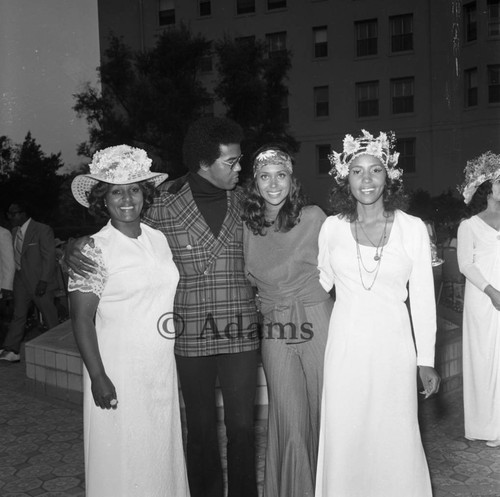 Actors Robert Hooks and Denise Nicholas, Los Angeles, 1972