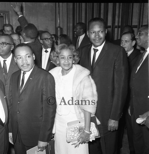 MLK and Tom Bradley, Los Angeles, 1963