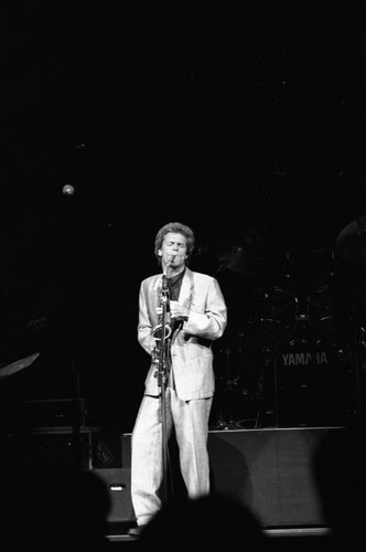 David Sanborn performing at the 11th Annual BRE Conference, Los Angeles, 1987