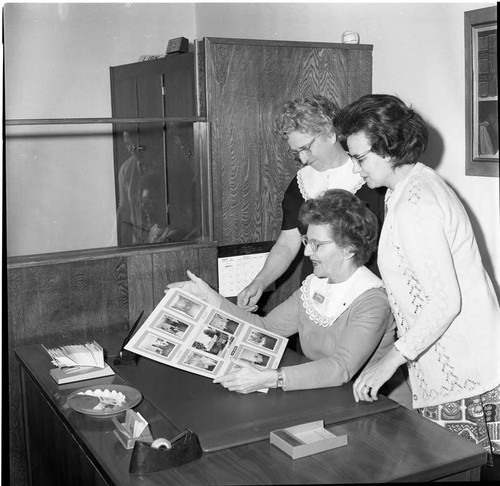 Three Women in an Office, Los Angeles, 1973