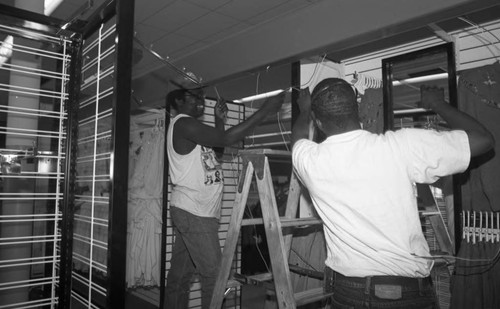 Store opening, Los Angeles, 1990