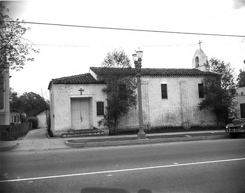 Exterior of church, Los Angeles